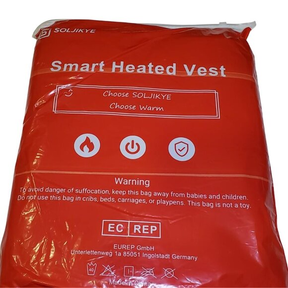 Heated Fleece Vest for Men & Women Battery Pack Included Tailgating Camping XL - Picture 3 of 3